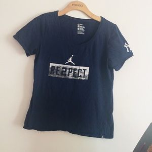 Nike Jordan large blue limited Jeter re2pect